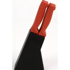 Discount 6 couteaux à steak + bloc de rangement Préparation Culinaire