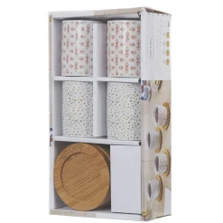 Best 4 gobelets expresso avec sous tasse bois Vaisselle Et Accessoires De Table