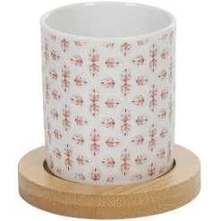 Best 4 gobelets expresso avec sous tasse bois Vaisselle Et Accessoires De Table