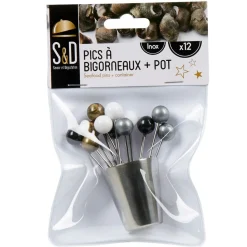 Best 12 piques à bigorneaux avec pot Préparation Culinaire