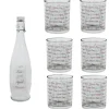 6 verres et 1 bouteille 1 L|Gifi Sale