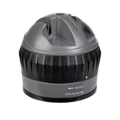 Aiguiseur à couteaux double position gris et noir Préparation Culinaire