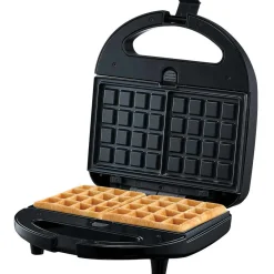 Clearance Appareil à gaufres et sandwichs Homday noir 750W Petit Électroménager