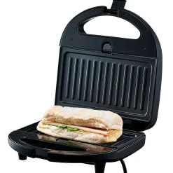 Clearance Appareil à gaufres et sandwichs Homday noir 750W Petit Électroménager