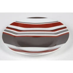 Assiette à dessert avec rayures|Gifi Hot