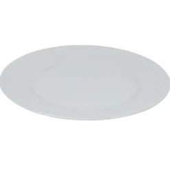 Assiette à dessert blanche ronde aile damassée|Gifi Clearance