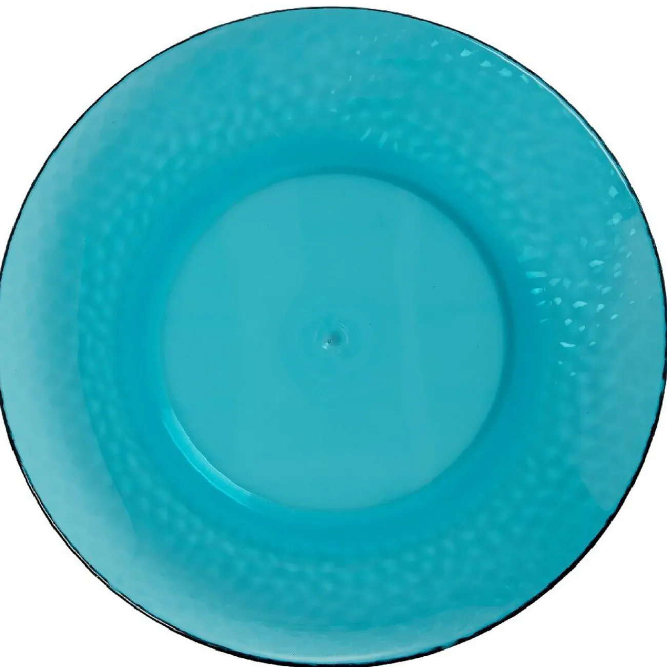 Assiette à dessert bleue martelé x4|Gifi Sale