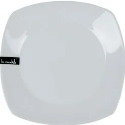 Assiette à dessert carrée blanche Les essentiels|Gifi Sale