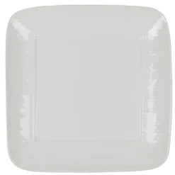 Assiette à dessert carrée blanche|Gifi Outlet