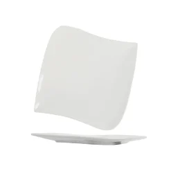 Assiette à dessert carrée blanche|Gifi Hot