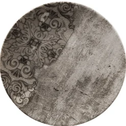 Assiette à dessert décor bois décor arabesques|Gifi Discount