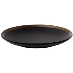 Assiette à dessert en faïence avec liseré doré|Gifi Sale