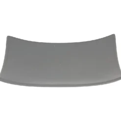 Assiette à dessert grise recourbée|Gifi Hot