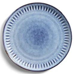 Assiette à dessert grès bleu Ø22cm|Gifi New