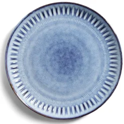 Assiette à dessert grès bleu Ø22cm|Gifi Hot