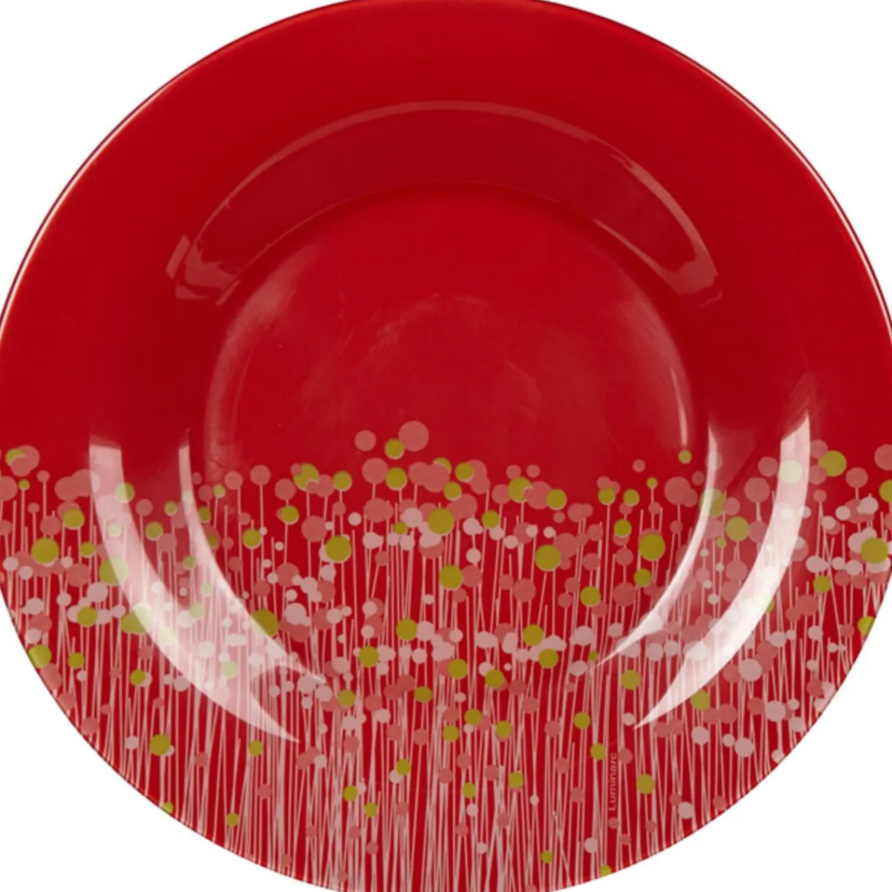 Assiette à dessert Luminarc rouge Flowerfield|Gifi Outlet