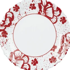 Assiette à dessert Luminarc blanc décor rouge Alcove vintage|Gifi Hot