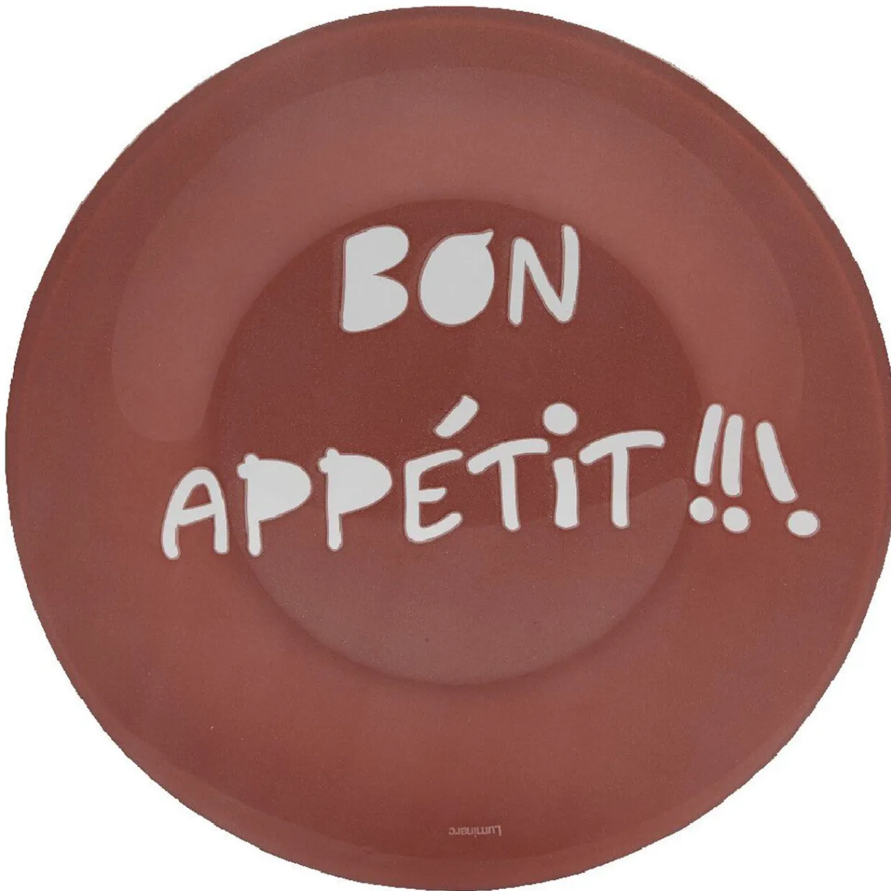 Assiette à dessert Luminarc rouge design Bon appétit|Gifi Online