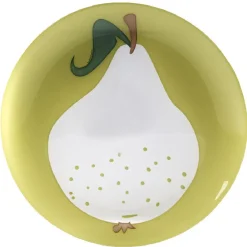 Assiette à dessert Luminarc design fruit gris vert|Gifi