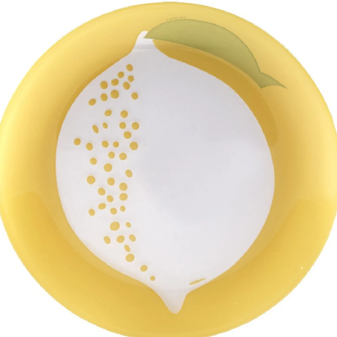 Assiette à dessert Luminarc design fruit gris jaune|Gifi New