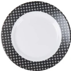 Assiette à dessert Luminarc rebord noir à pois blancs Tiago|Gifi Clearance