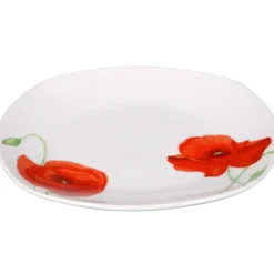 Assiette à dessert motif coquelicot|Gifi Hot