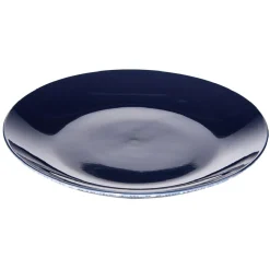 Assiette à dessert motif feuillage bleu et blanc|Gifi Outlet