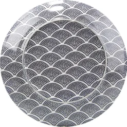 Best Assiette à dessert motif vague japonaise bleue et blanche Vaisselle Et Accessoires De Table