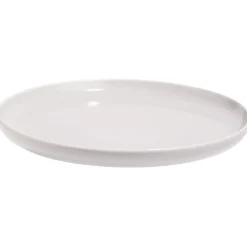 Assiette à dessert Oslo porcelaine gris uni|Gifi Best