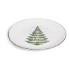 Best Assiette à dessert porcelaine blanche motif sapin de Noël Ø19cm Vaisselle Et Accessoires De Table