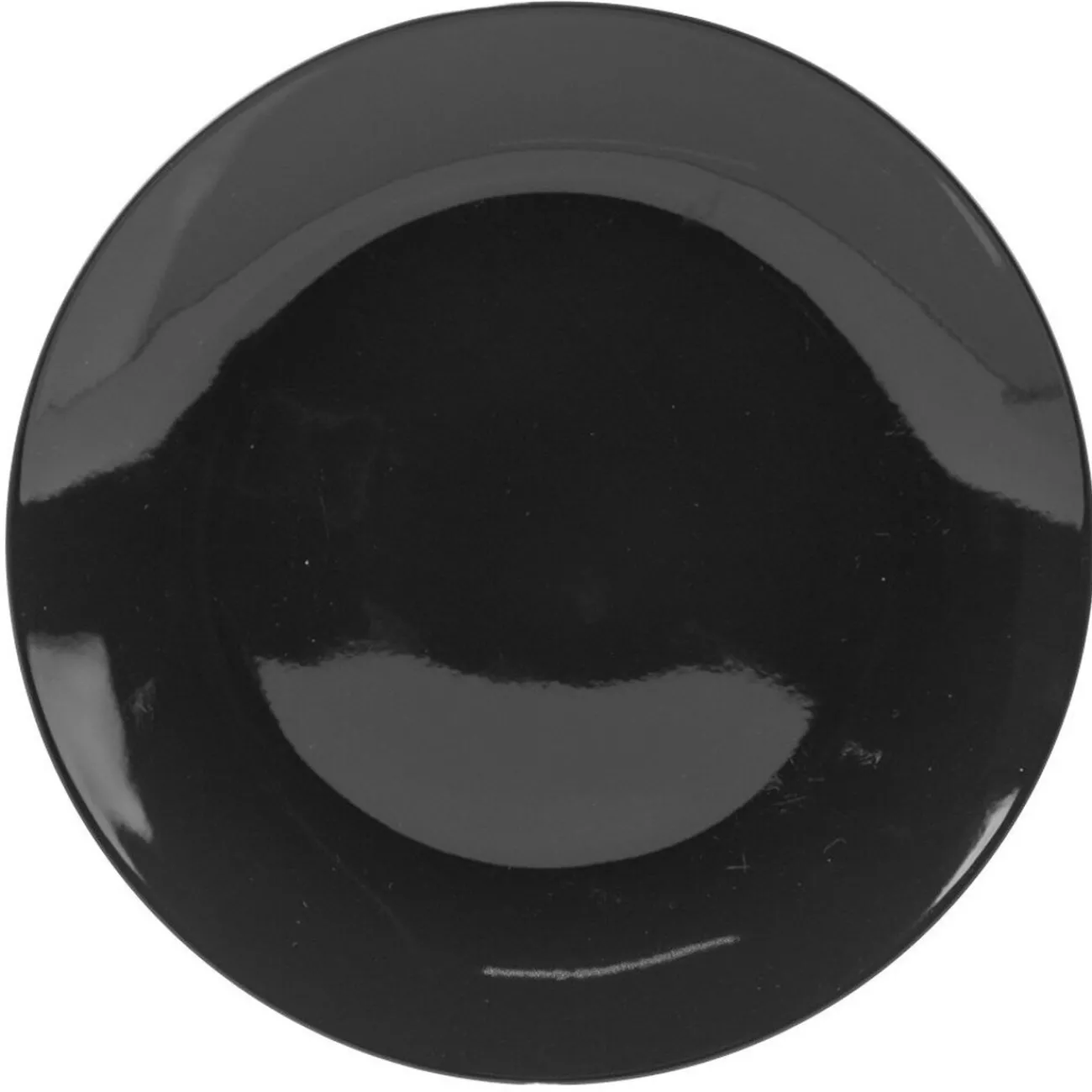 Assiette à dessert rayure noire et blanche|Gifi Discount