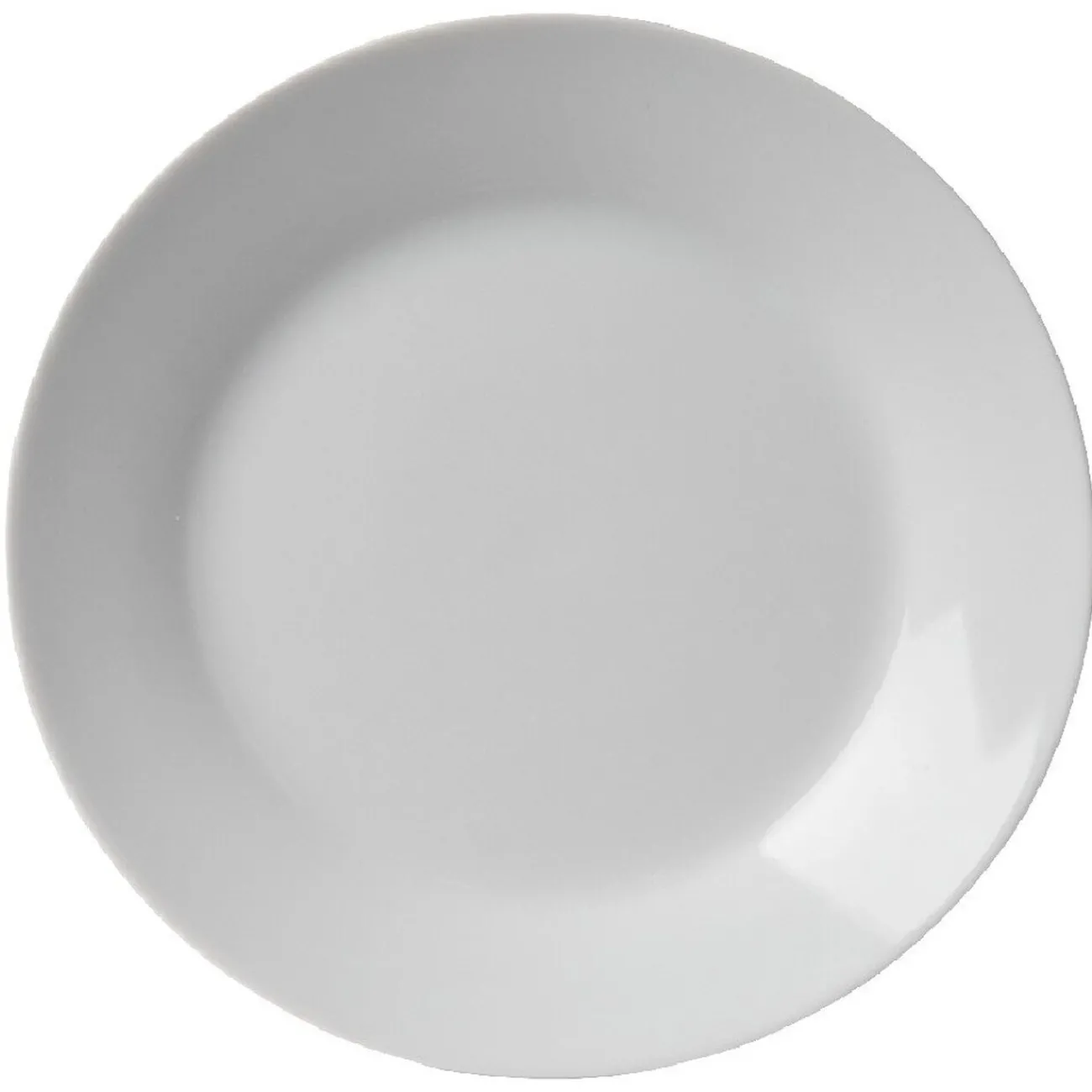 Assiette à dessert ronde blanche|Gifi Online