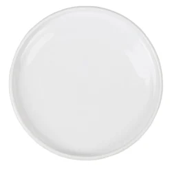 Assiette à dessert ronde blanche Terra|Gifi Clearance