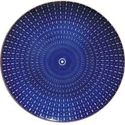 ASSIETTE À DESSERT RONDE BLEU ET BLANC|Gifi New