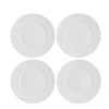 Assiette à dessert ronde embossée blanche x4|Gifi New