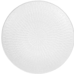 Assiette à dessert ronde faïence design Zebra blanc|Gifi Discount