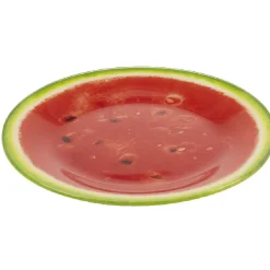Assiette à dessert ronde imprimée pastèque|Gifi