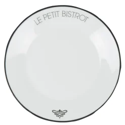 Assiette à dessert ronde Le petit bistrot|Gifi