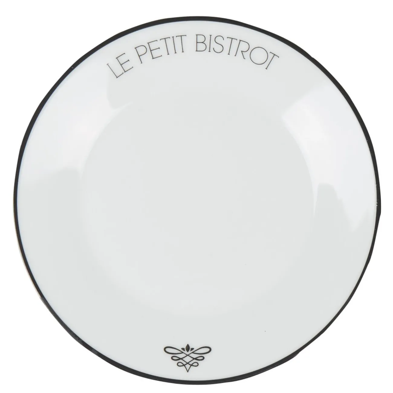 Assiette à dessert ronde Le petit bistrot|Gifi