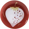 Assiette à dessert ronde Luminarc fraise rouge|Gifi Clearance