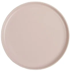 Assiette à dessert ronde Nordic porcelaine rose|Gifi Outlet