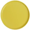 Assiette à dessert ronde Nordic porcelaine jaune|Gifi Discount