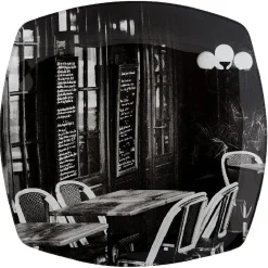 Assiette à dessert terrasse de brasserie x4|Gifi Discount