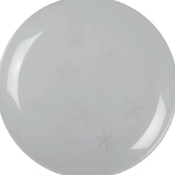 Assiette à dessert transparente design flocon|Gifi Hot