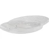 Assiette à dessert transparente martelé x4|Gifi Sale