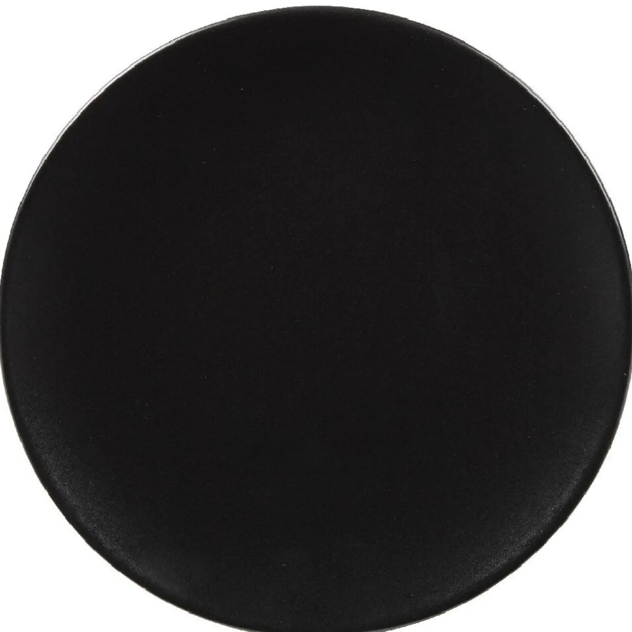 Assiette à dessert uni noir|Gifi Hot