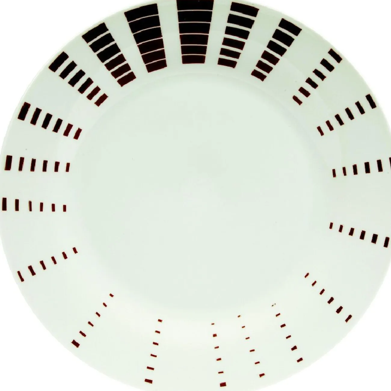 Best Assiette creuse blanche décor aile marron Vaisselle Et Accessoires De Table