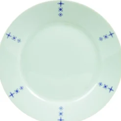 Assiette creuse blanche décor aile bleu|Gifi New