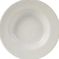 Outlet Assiette creuse blanche festonnée Vaisselle Et Accessoires De Table
