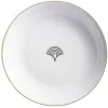 Assiette creuse blanche motif flocon vague japonaise|Gifi Best